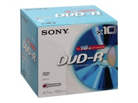 10DMR47B Sony CD/DVD/Blu-ray Media (DVD-R)