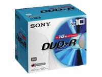 10DPR120B Sony CD/DVD/Blu-ray Media (DVD+R)