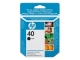 HP No40 Ink black HV DJ1200C DSJ650C 51640AE Skriver Tilbehør Blekkpatron