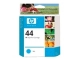 HP No44 Ink cyan 42ml HV DSJ750C 755CM 51644CE Skriver Tilbehr Blekkpatron