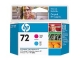 HP 72 Printhead magenta and cyan Vivera C9383A Skriver Tilbehør Blekkpatron
