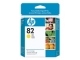 HP 82 ink yellow 28 ml CH568A Skriver Tilbehr Blekkpatron