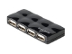 BELKIN USB 2.0 4-Port USB Hub aktiv F5U404PERBLK Portreplicator/Dockingstasjon Portreplicator