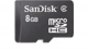 Sandisk Micro SDHC, 8 GB SDSDQ-008G-E11M Mobil Tilbehør Minne